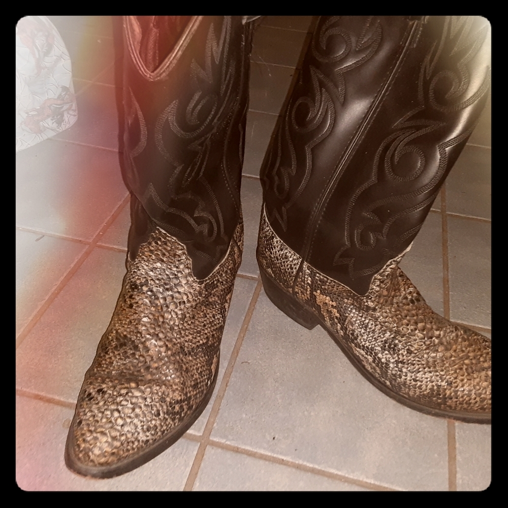 Snakeskin Boots